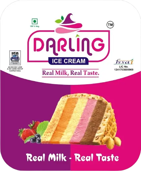 Darling Ice Cream Cassatta Slice