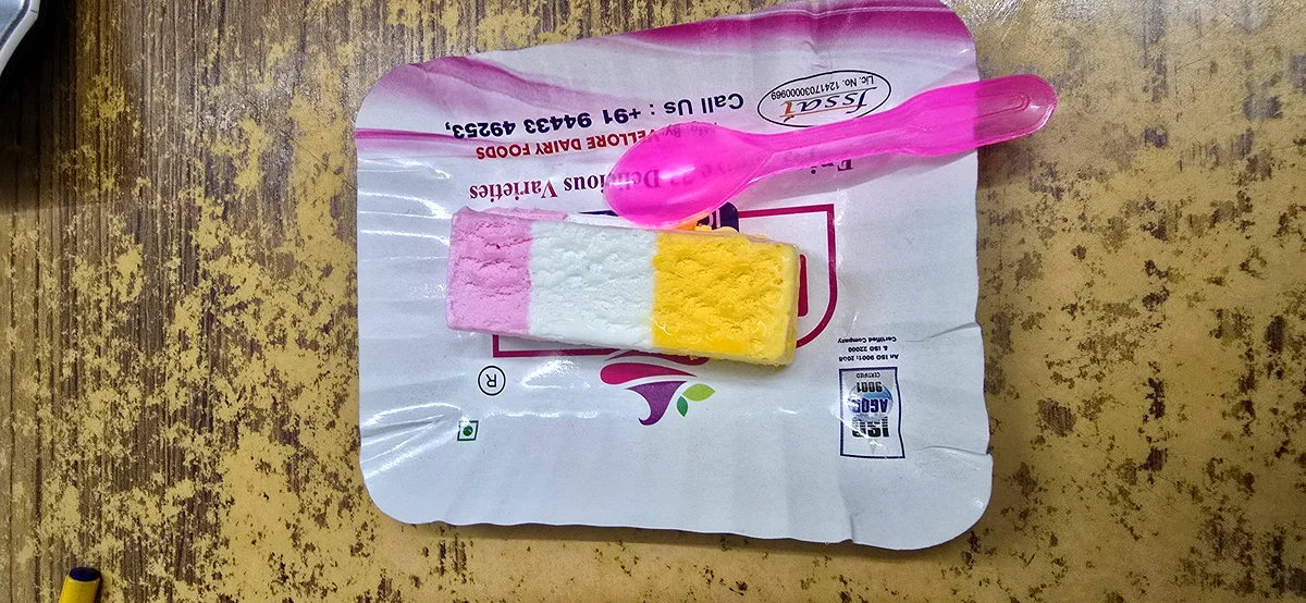 Ice Cream Slice Tricolor Sample